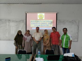 AUDIT MUTU INTERNAL (AMI) PRODI TEKNIK ELEKTRO SEKOLAH TINGGI TEKNOLOGI PEKANBARU (STTP)