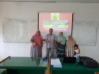 AUDIT MUTU INTERNAL (AMI) LEMBAGA PENELITIAN PENGABDIAN MASYARAKAT (LPPM) SEKOLAH TINGGI TEKNOLOGI PEKANBARU (STTP)
